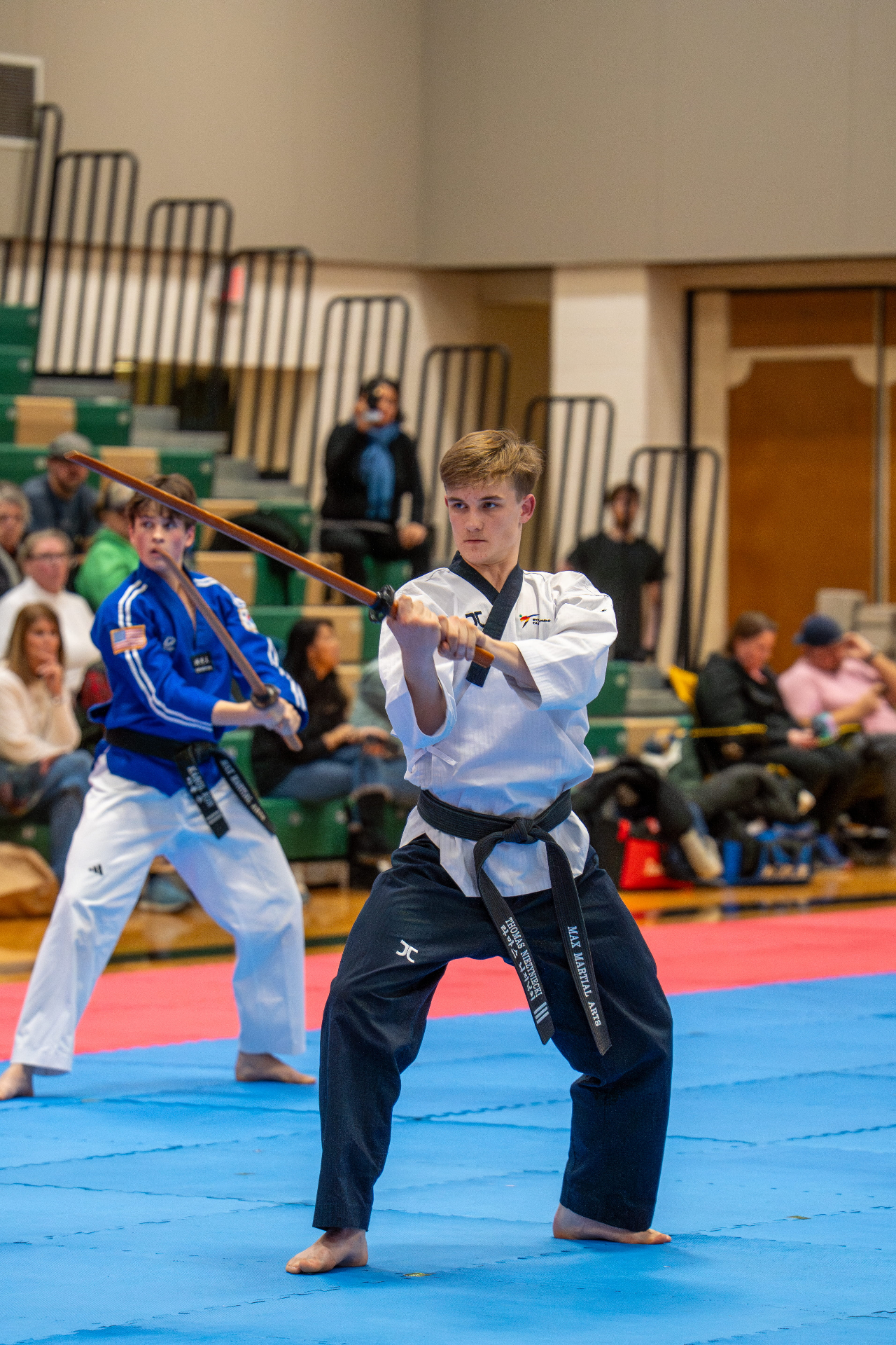 Student with sword form